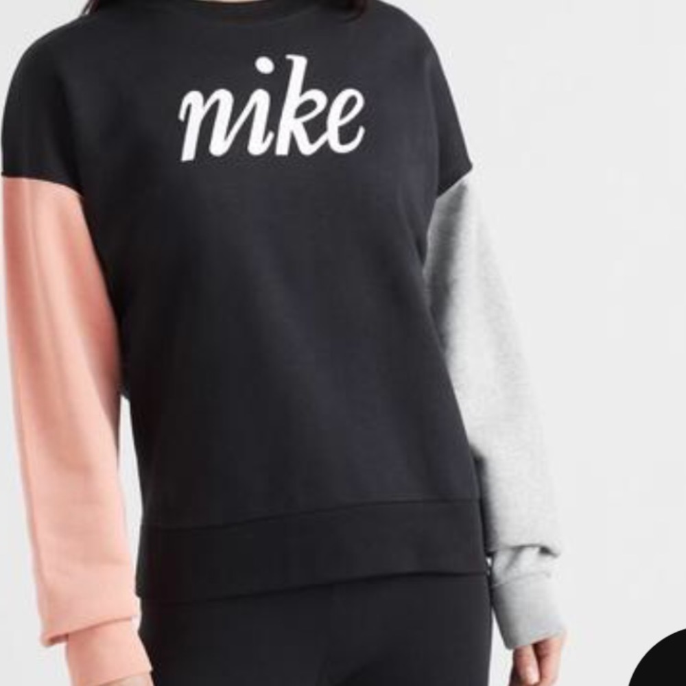 Womens  Nike colourblock sweater L
